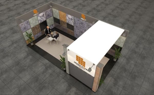 Abdeen Stone 3D Booth Design 1