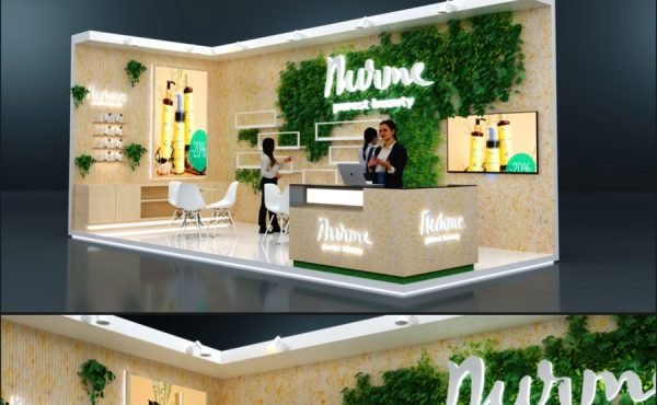 Nurme Cosmetics 3D Booth Design 1