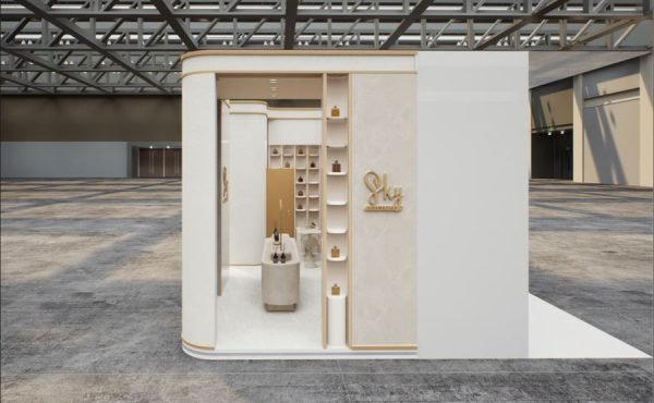 Sky Cosmetics 3D Booth Design