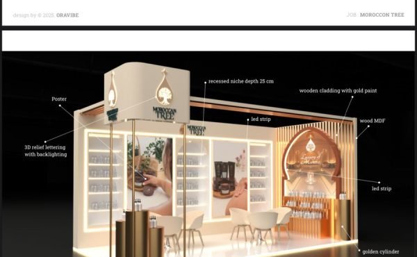 Moroccan Tree Booth Design 1